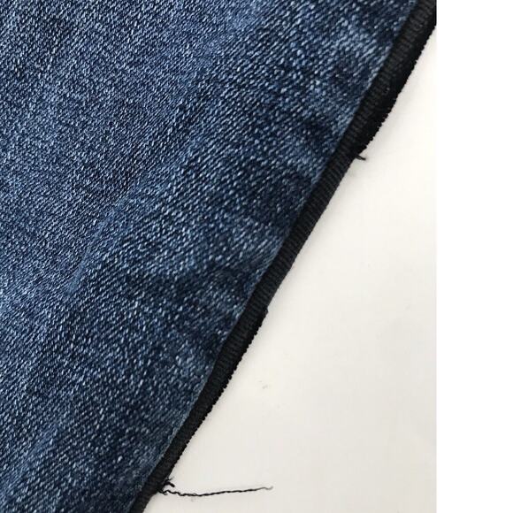 Rag & Bone High Rise Skinny Jeans Dark Wash Distressed Side Stripe Size 26 - Picture 5 of 10